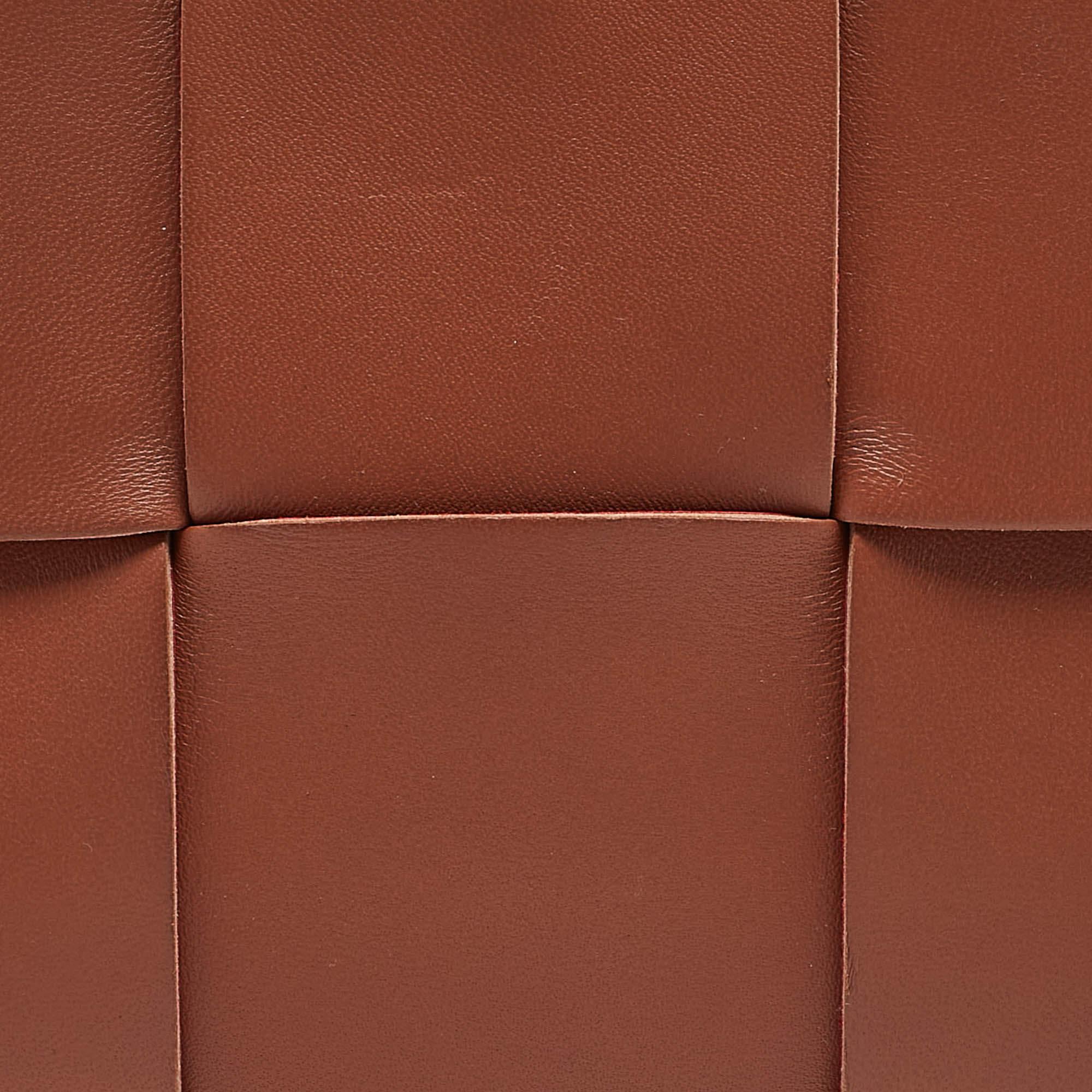 Bottega Veneta Brown Intrecciato Leather Candy Arco Tote 1