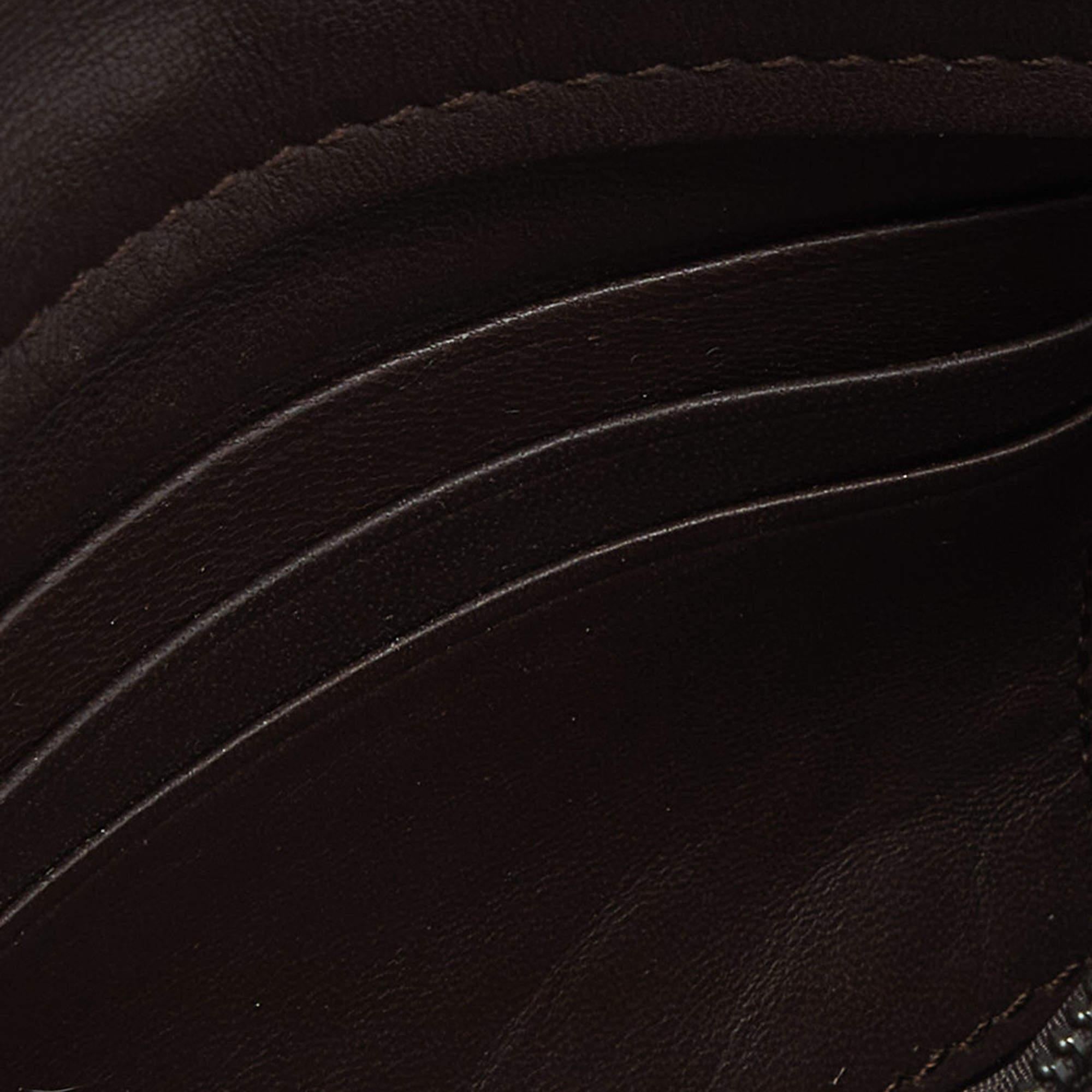 Bottega Veneta Brown Intrecciato Leather Flap Chain Crossbody Bag 4