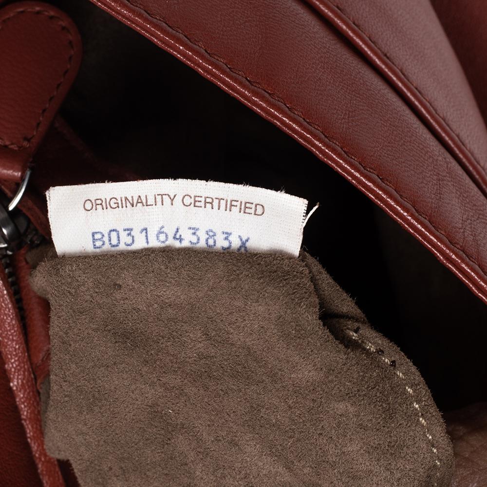 Bottega Veneta Brown Intrecciato Leather Full Flap Crossbody Bag 3