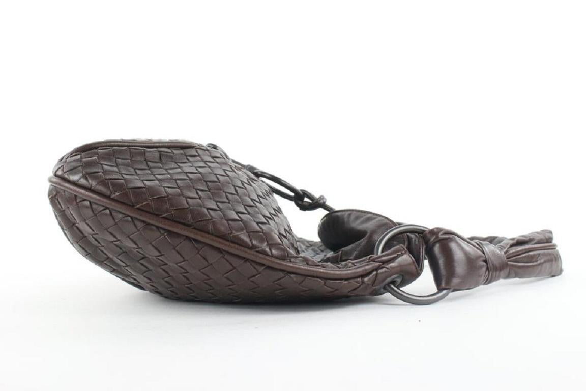 Bottega Veneta Brown Intrecciato Leather Hobo Bag 269bot512 5