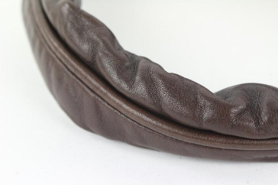 Bottega Veneta Brown Intrecciato Leather Hobo Bag 269bot512 6