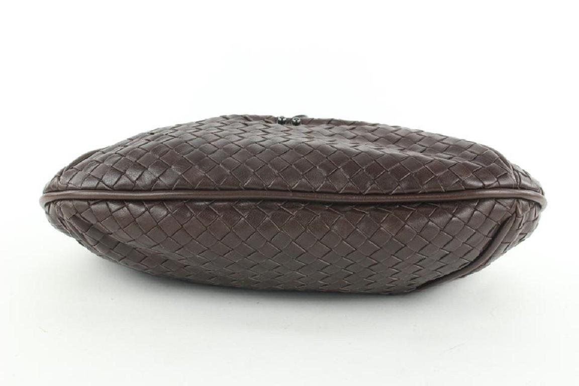 Bottega Veneta Brown Intrecciato Leather Hobo Bag 269bot512 4