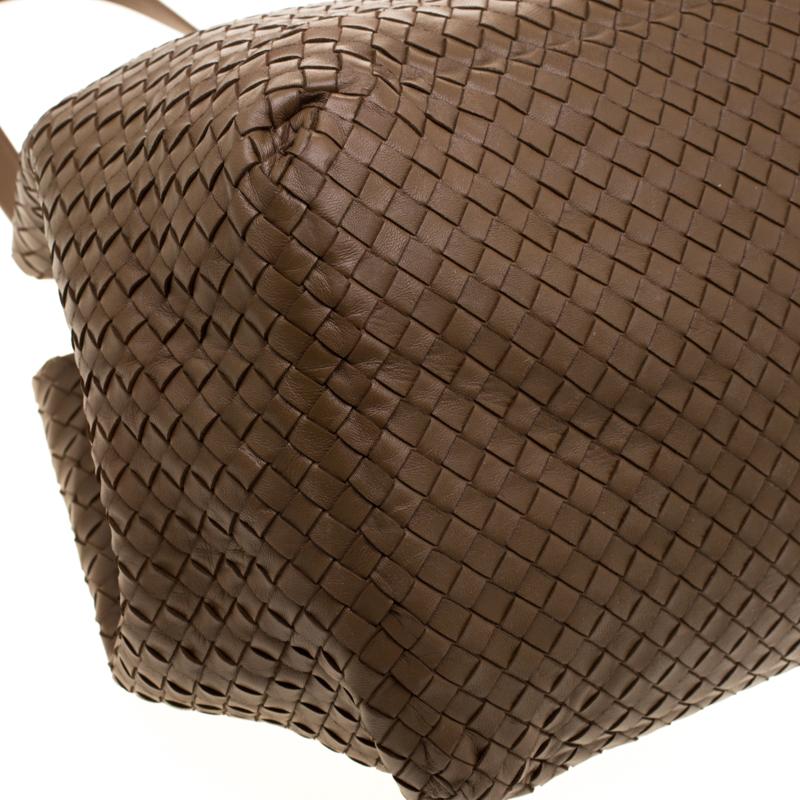 Bottega Veneta Brown Intrecciato Leather Large Cesta Tote 4