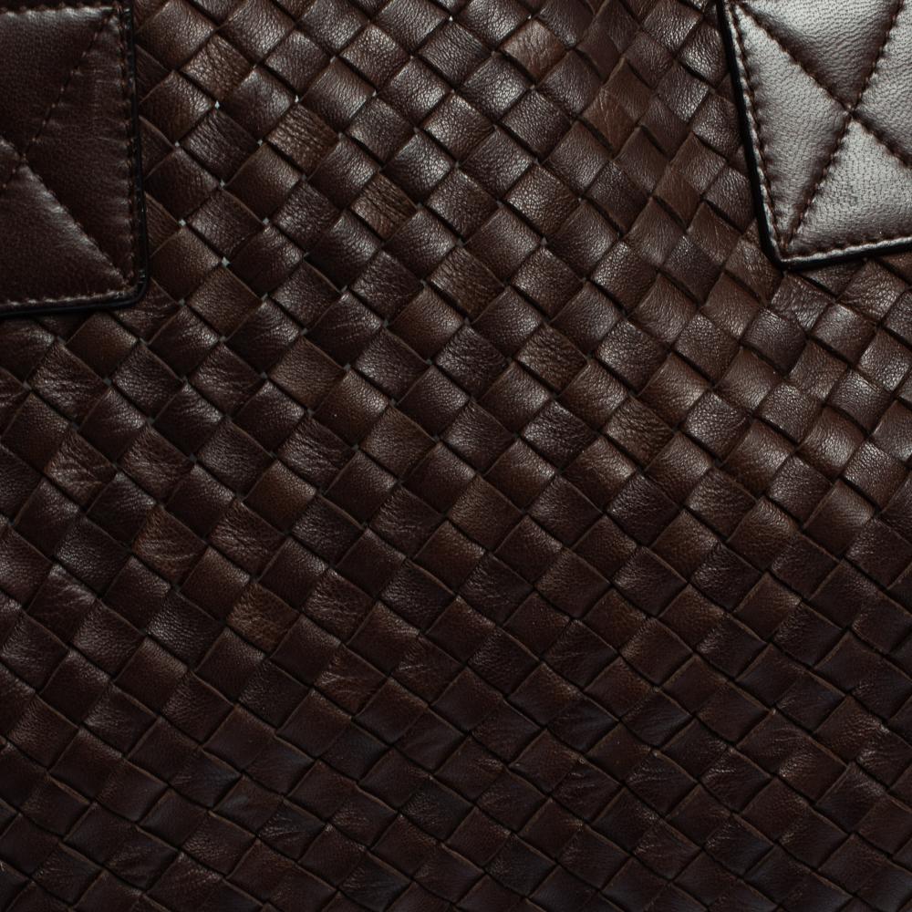 Bottega Veneta Brown Intrecciato Leather Medium Cabat Tote 9