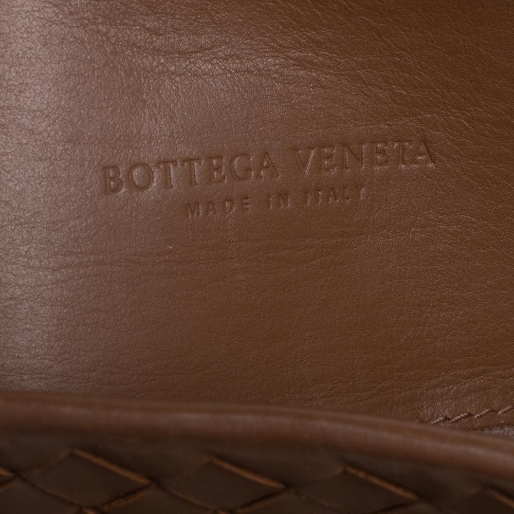 Bottega Veneta Brown Intrecciato Leather Medium Roma Tote 3