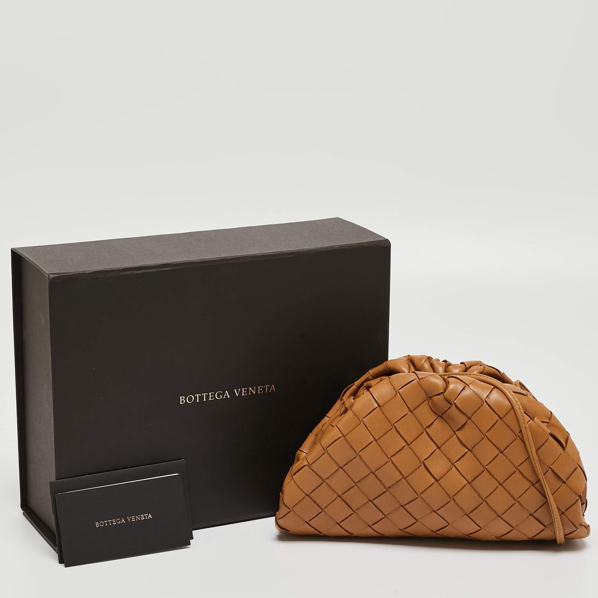 Bottega Veneta Brown Intrecciato Leather Mini The Pouch Bag 7