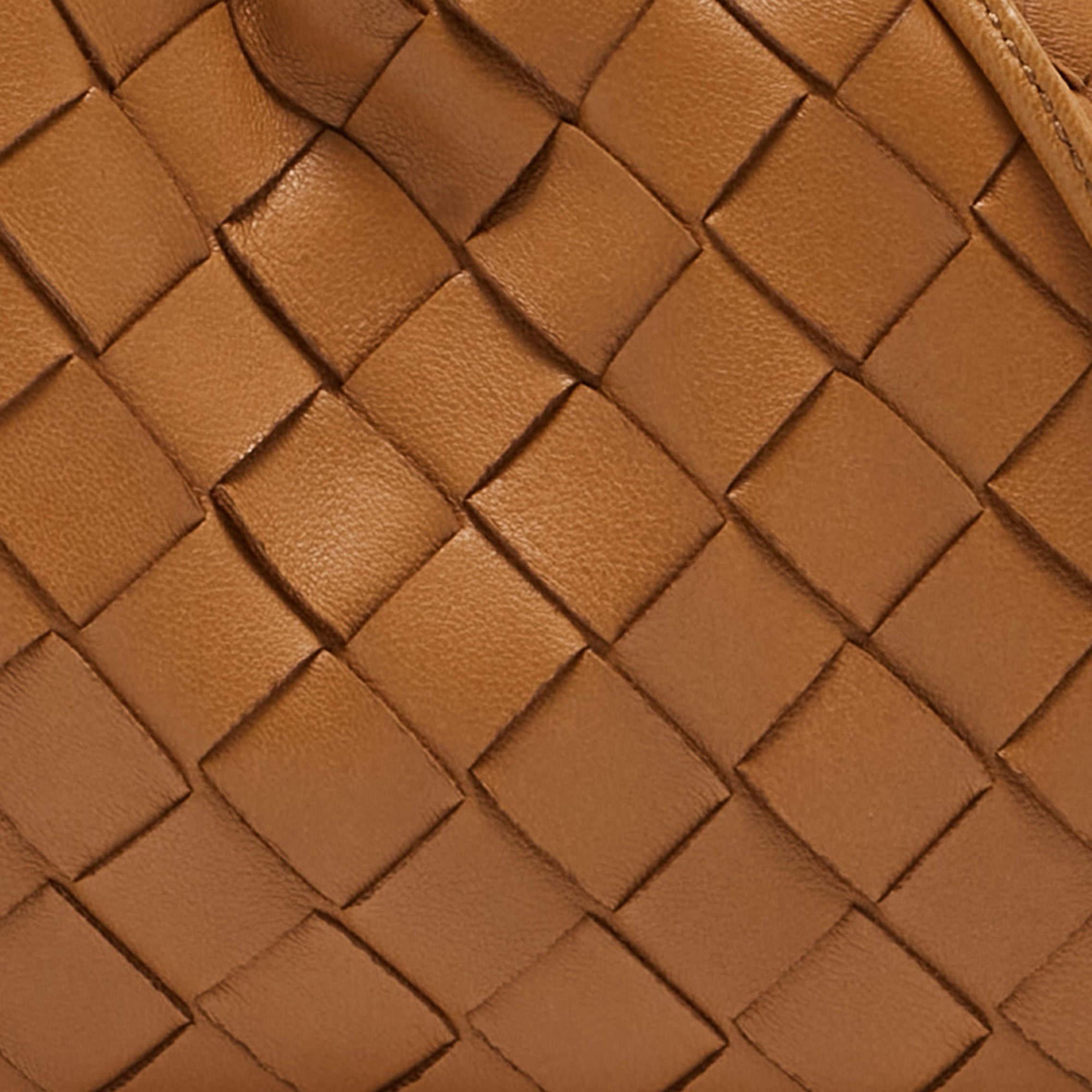 Bottega Veneta Brown Intrecciato Leather Mini The Pouch Bag 8