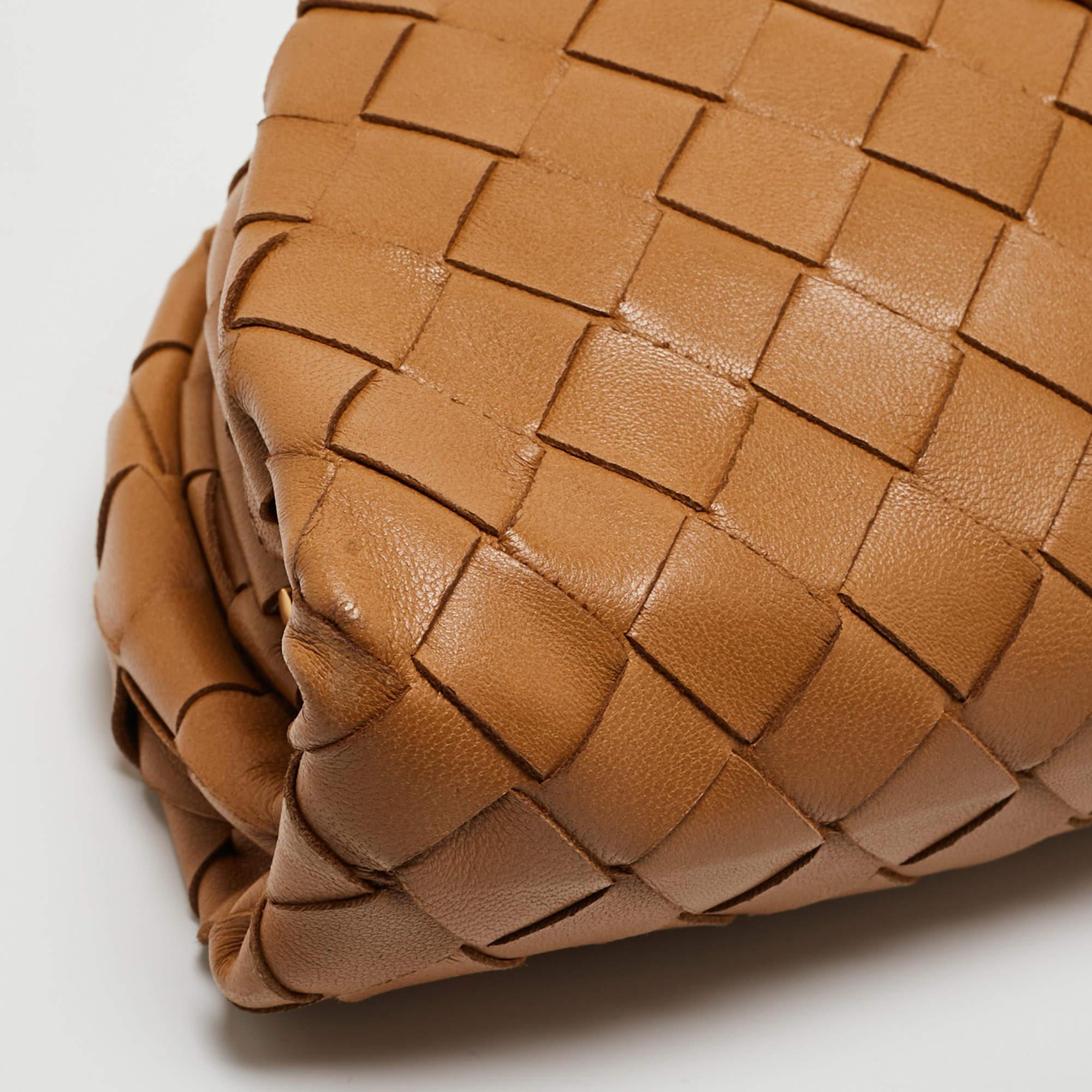 Bottega Veneta Brown Intrecciato Leather Mini The Pouch Bag 10
