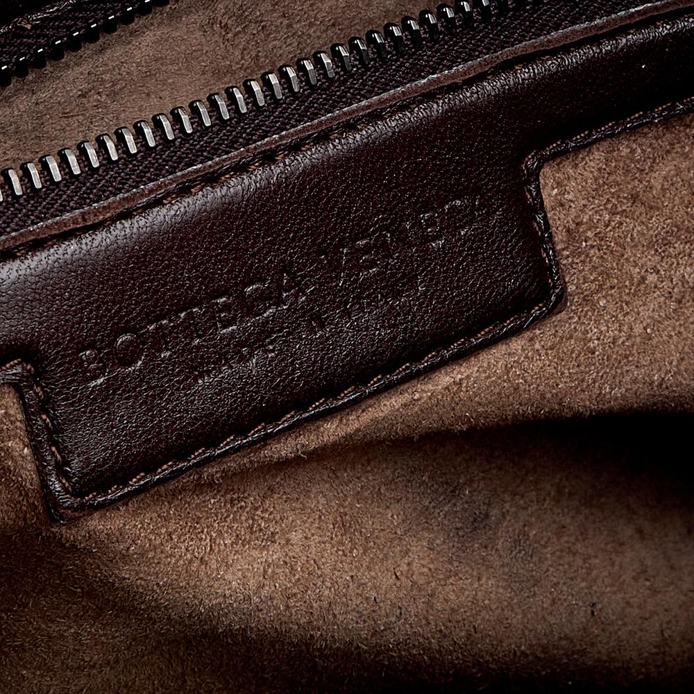 Bottega Veneta Brown Intrecciato Leather Nodini Crossbody Bag at ...