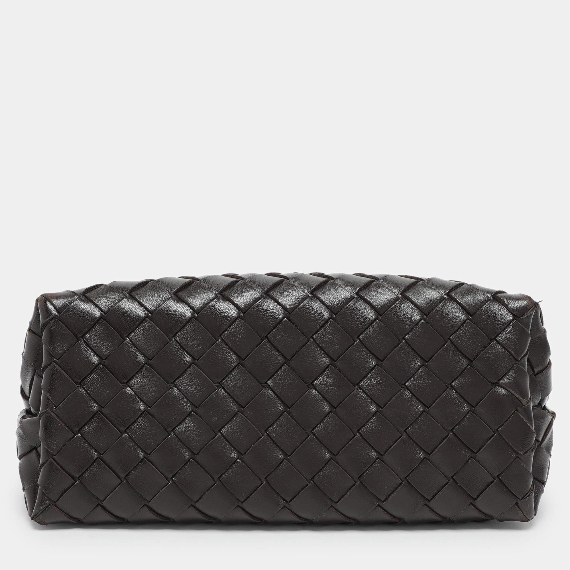 Bottega Veneta Brown Intrecciato Leather Small Andiamo Tote 2