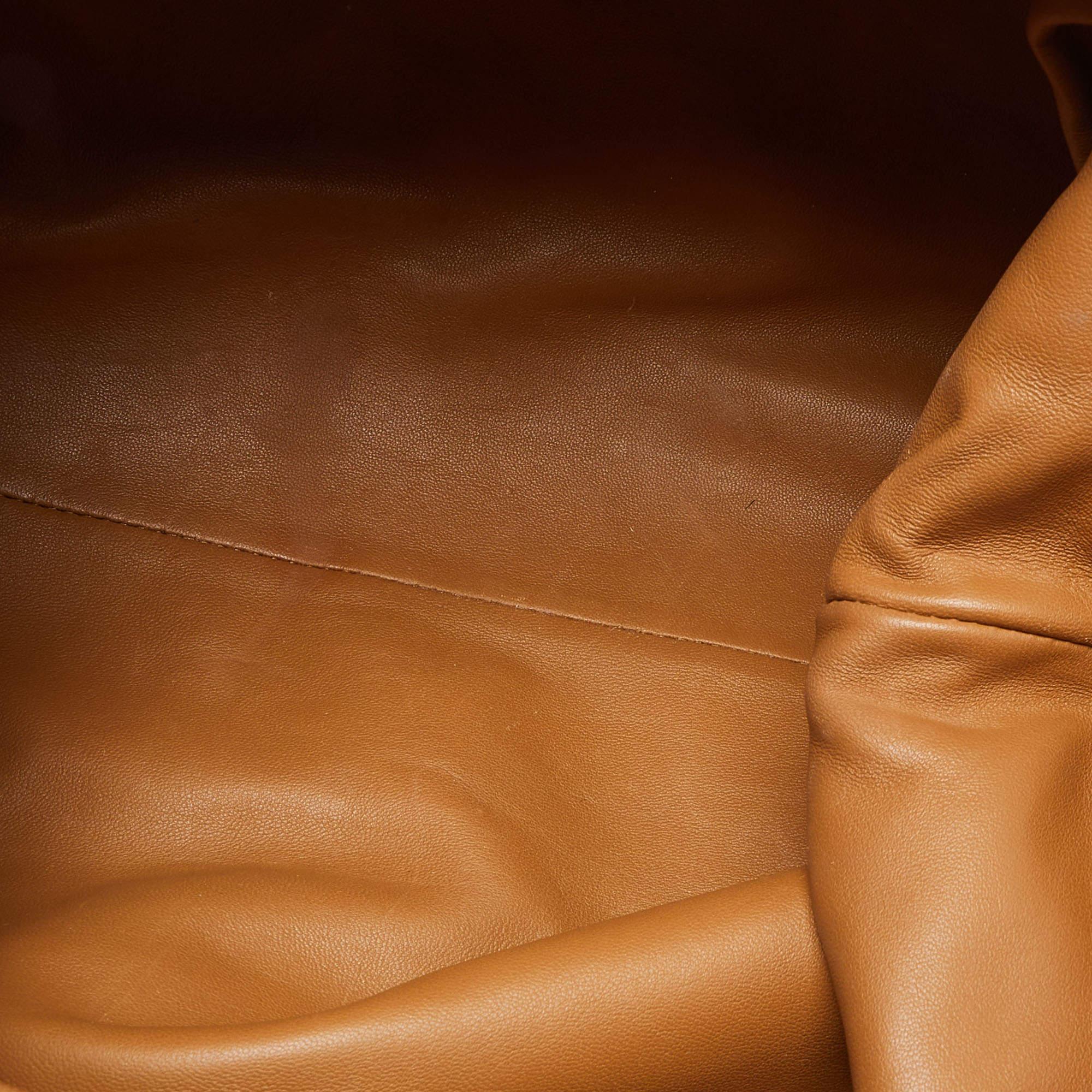 Bottega Veneta Brown Intrecciato Leather The Pouch Clutch 3