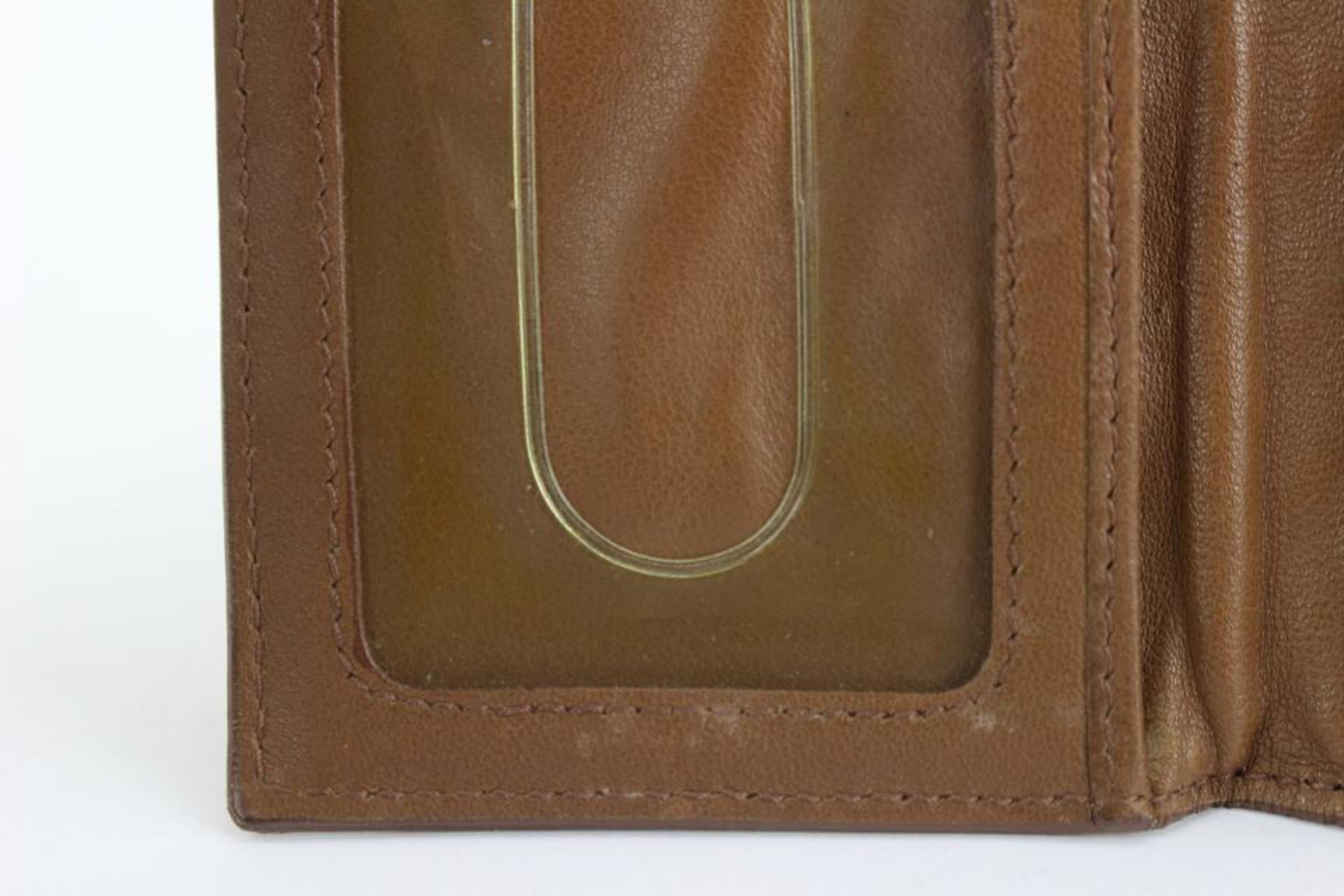 Bottega Veneta Marrone Intrecciato Porta carte di credito in pelle 128bv45 in vendita 4