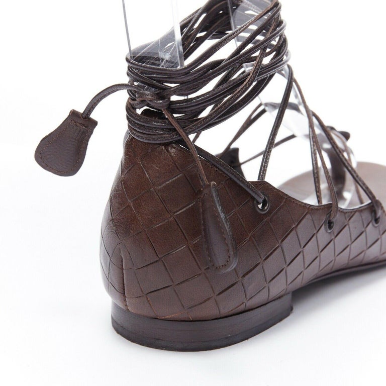 bottega veneta sandals brown