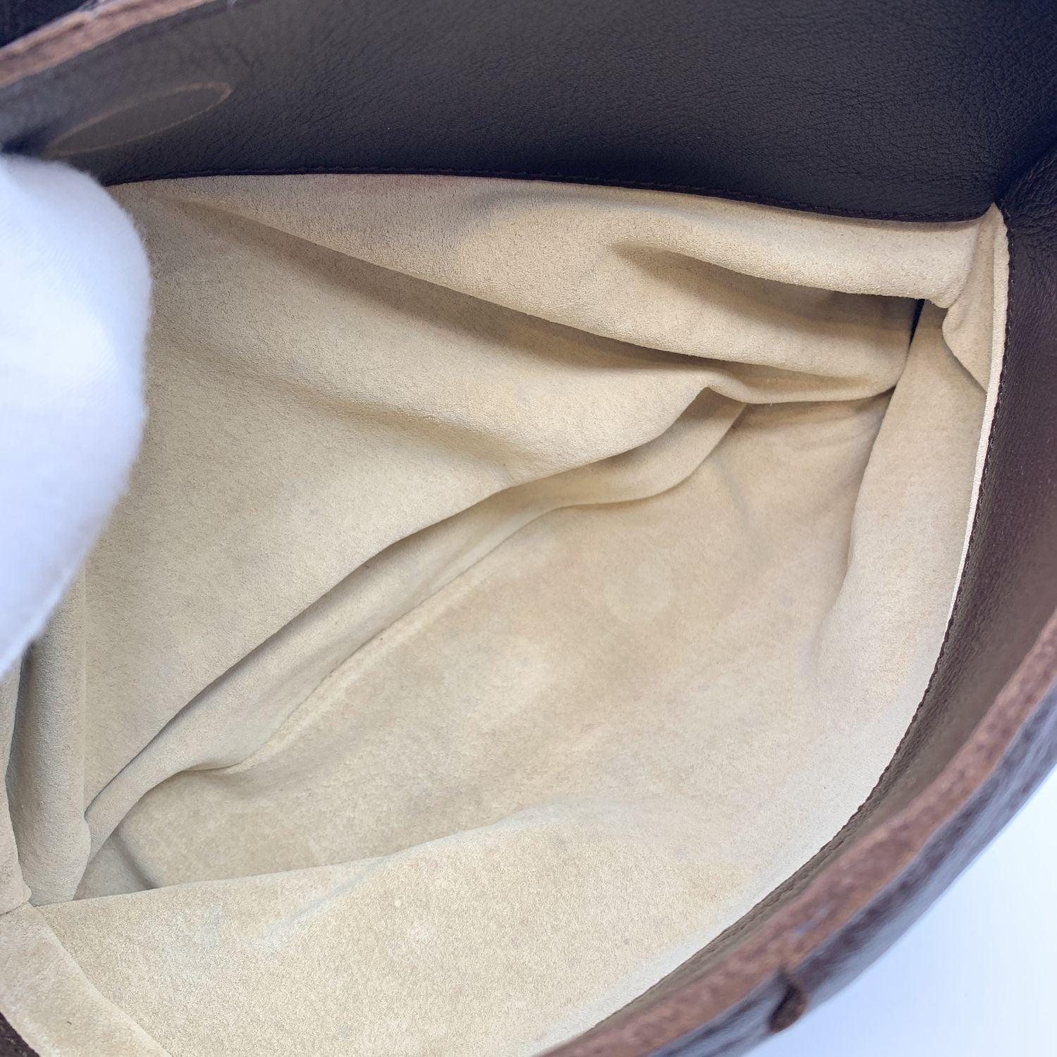 Bottega Veneta Brown Leather Intrecciato Detail Tote Bag Handbag en vente 4
