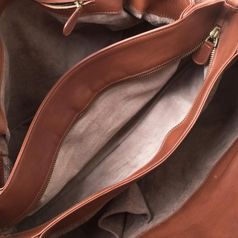 Bottega Veneta Brown Leather Intrecciato Montaigne Satchel 5
