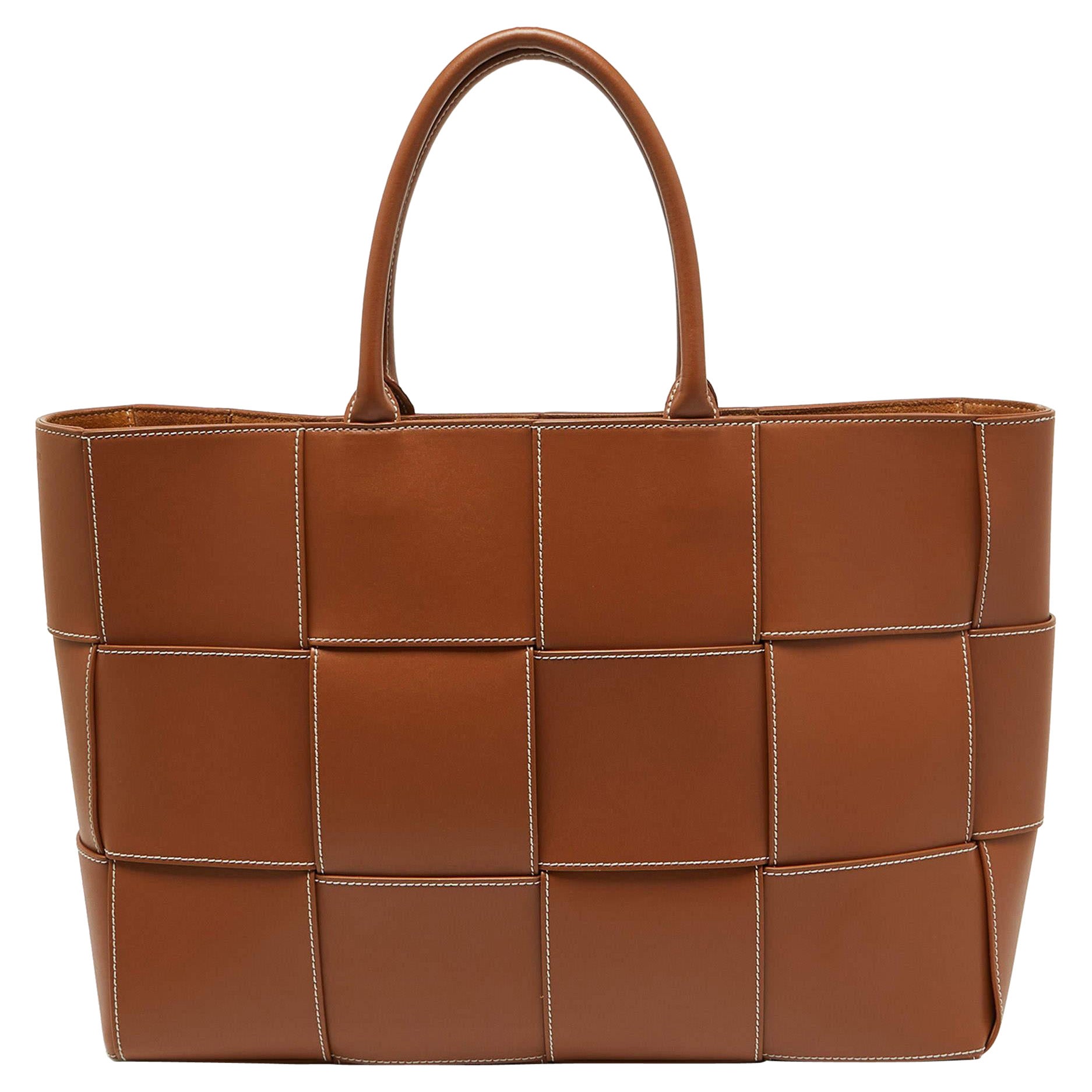 Bottega Veneta Brown Leather Large Arco Tote