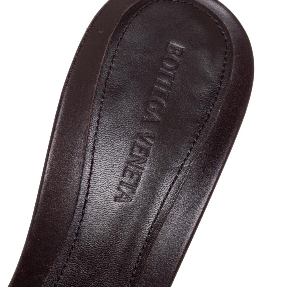Bottega Veneta Brown Leather Lido Sandals Size 39.5 1