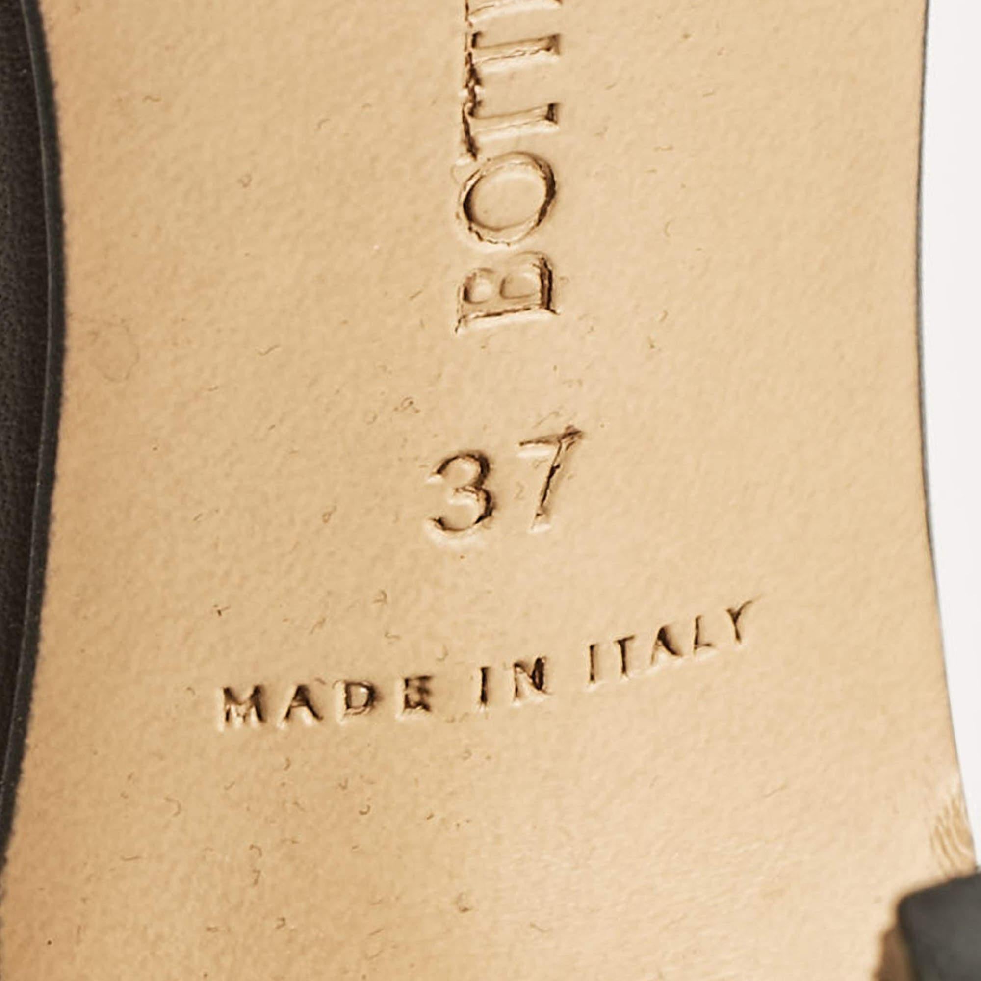 Bottega Veneta Brown Leather Lido Slide Sandals Size 37 For Sale 3