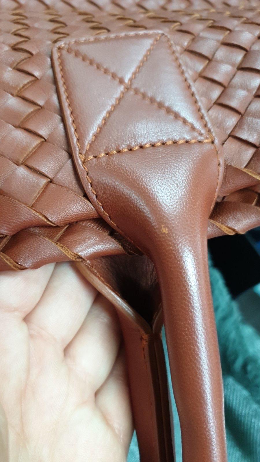 Bottega Veneta Brown Leather Medium  Cabat Tote Bag  8