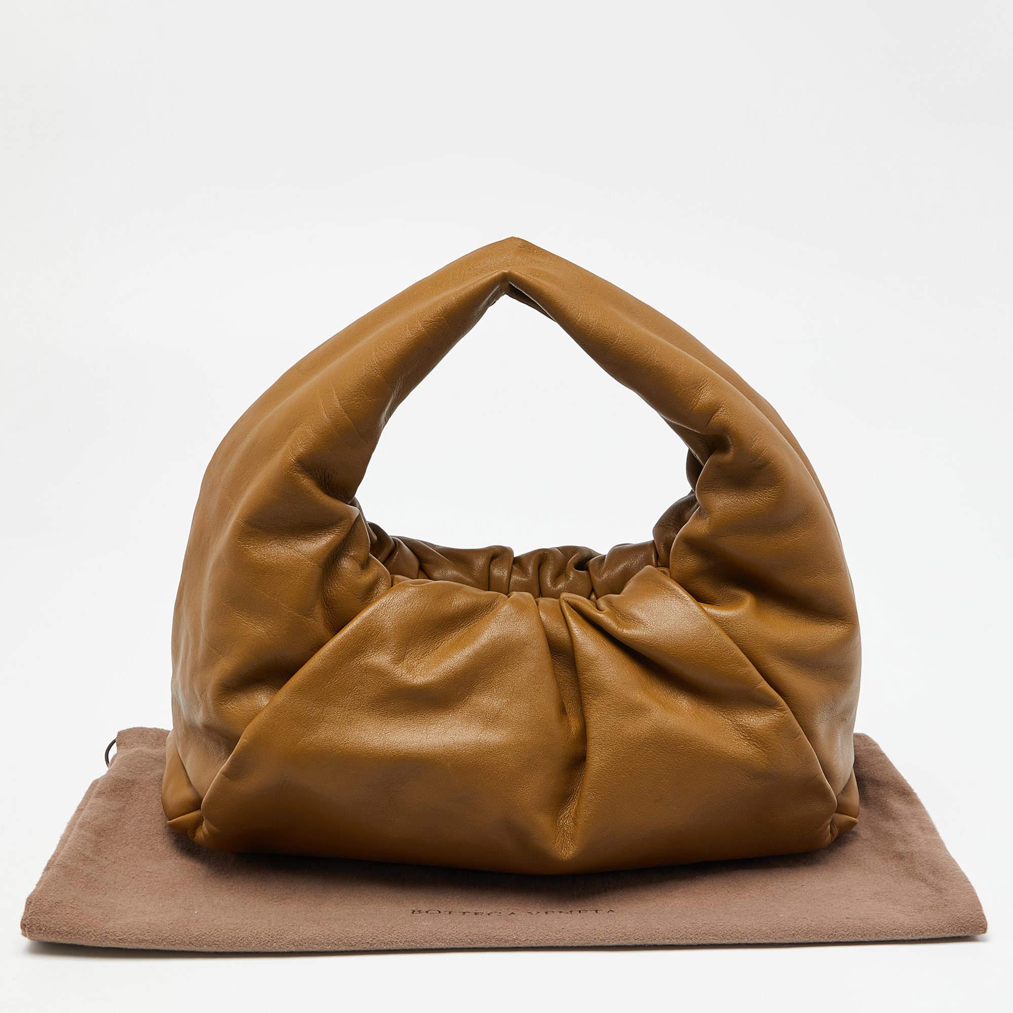Bottega Veneta Brown Leather Medium The Shoulder Pouch Bag 7