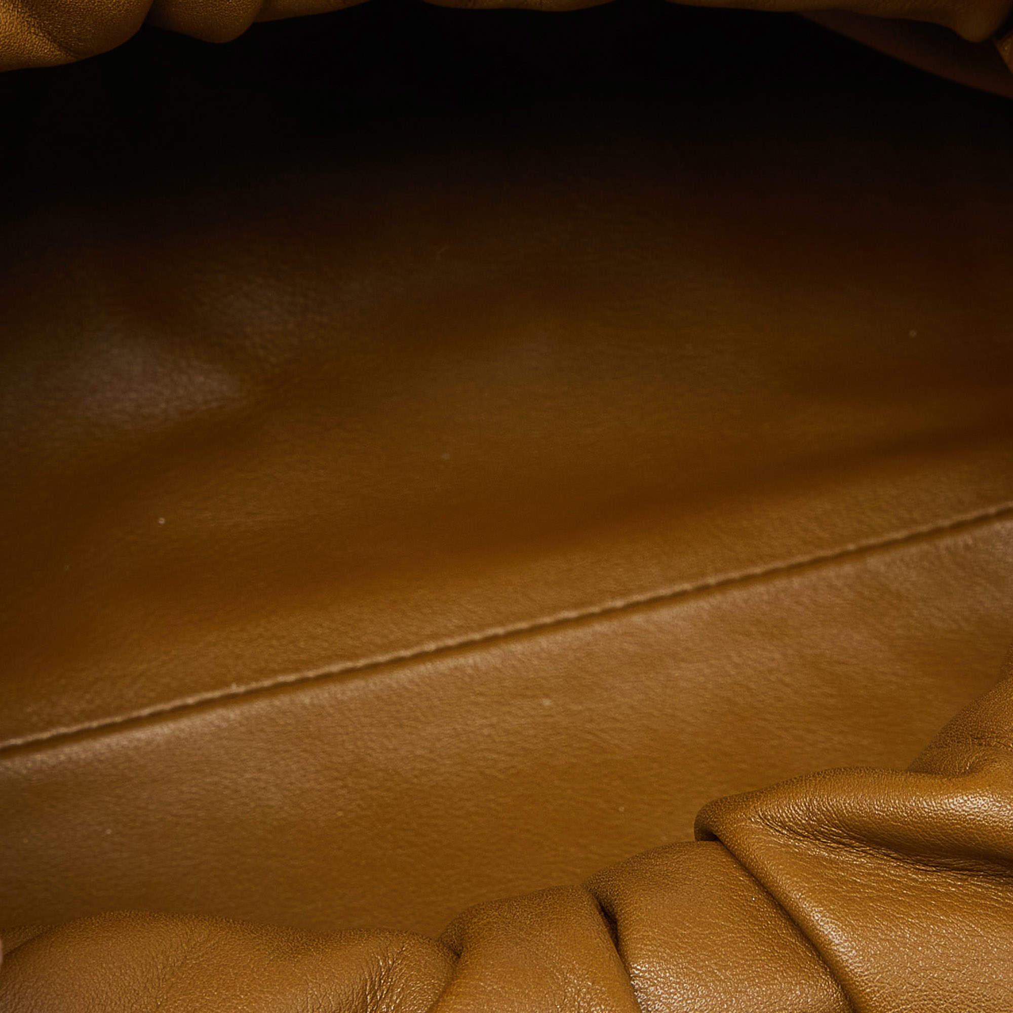 Women's Bottega Veneta Brown Leather Medium The Shoulder Pouch Bag
