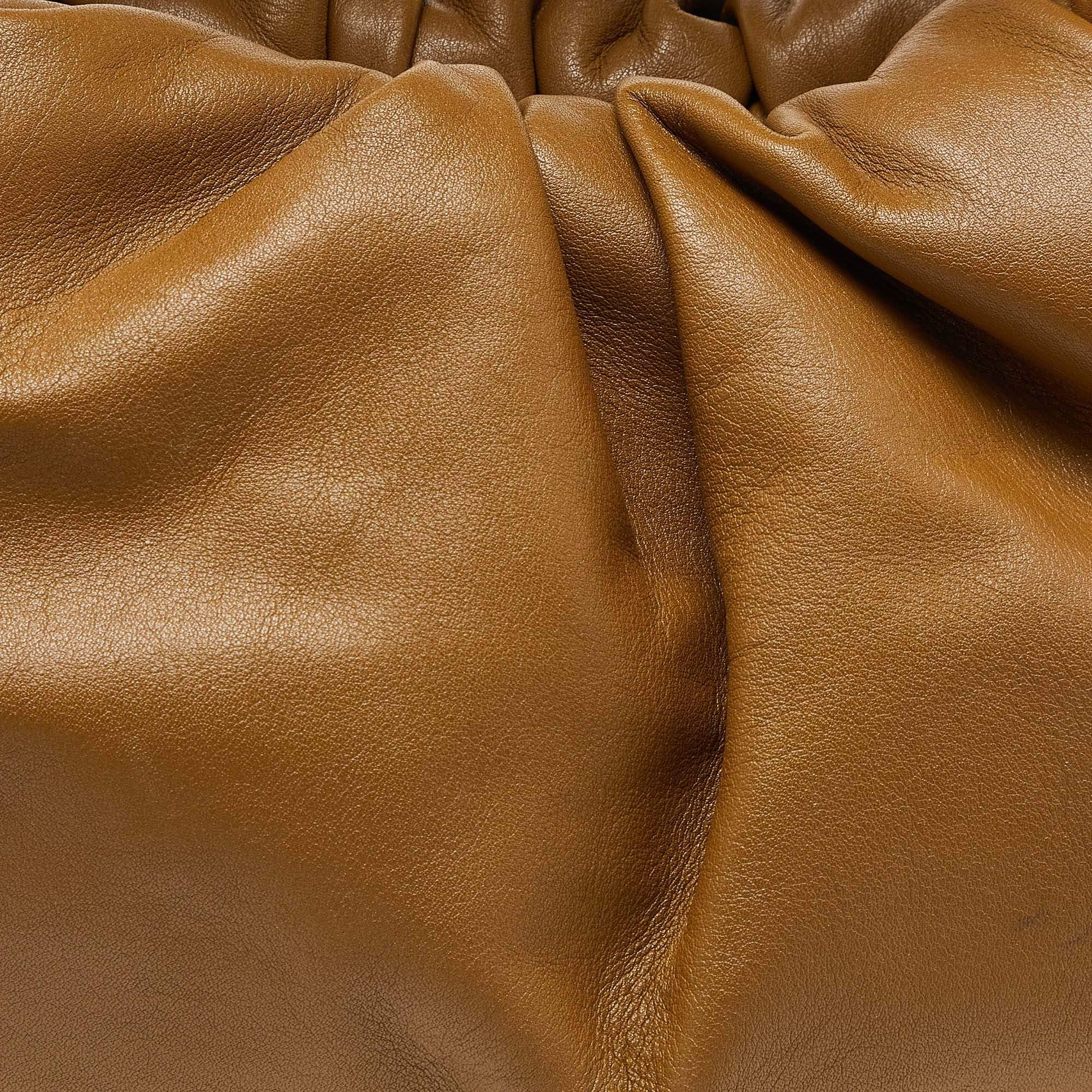 Bottega Veneta Brown Leather Medium The Shoulder Pouch Bag 5