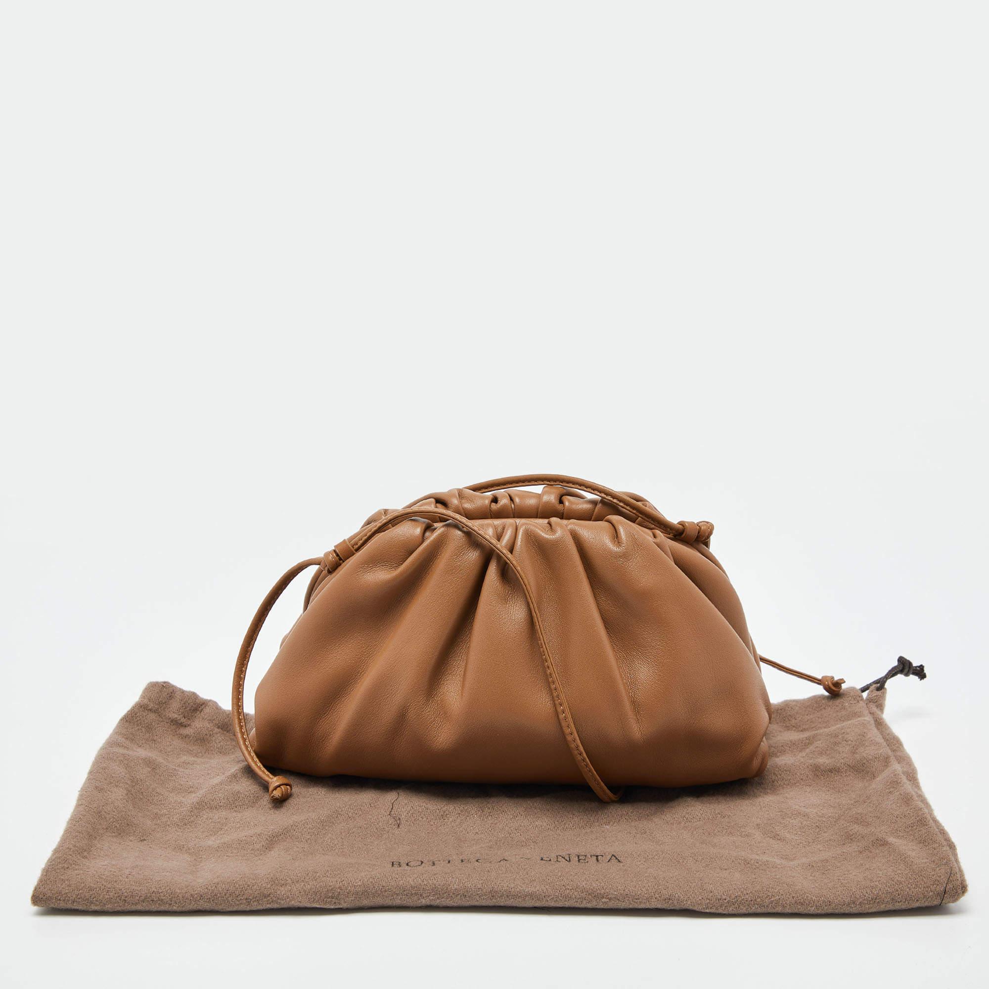 Bottega Veneta Brown Leather Mini The Pouch Bag 8