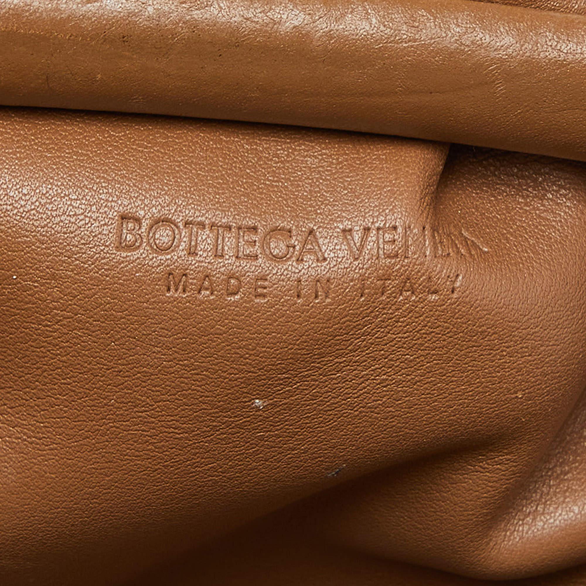 Women's Bottega Veneta Brown Leather Mini The Pouch Bag