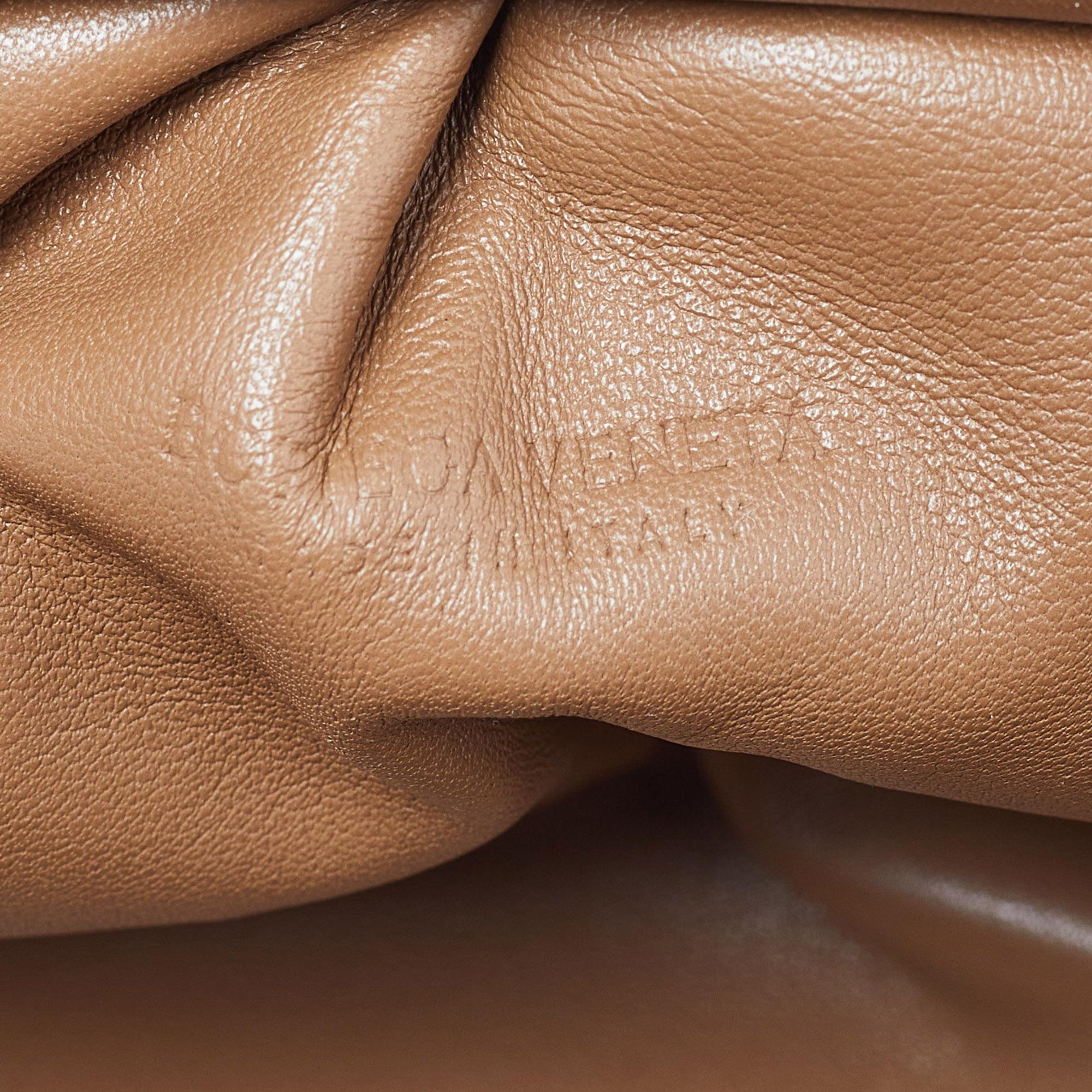 Bottega Veneta Brown Leather Mini The Pouch Bag 3
