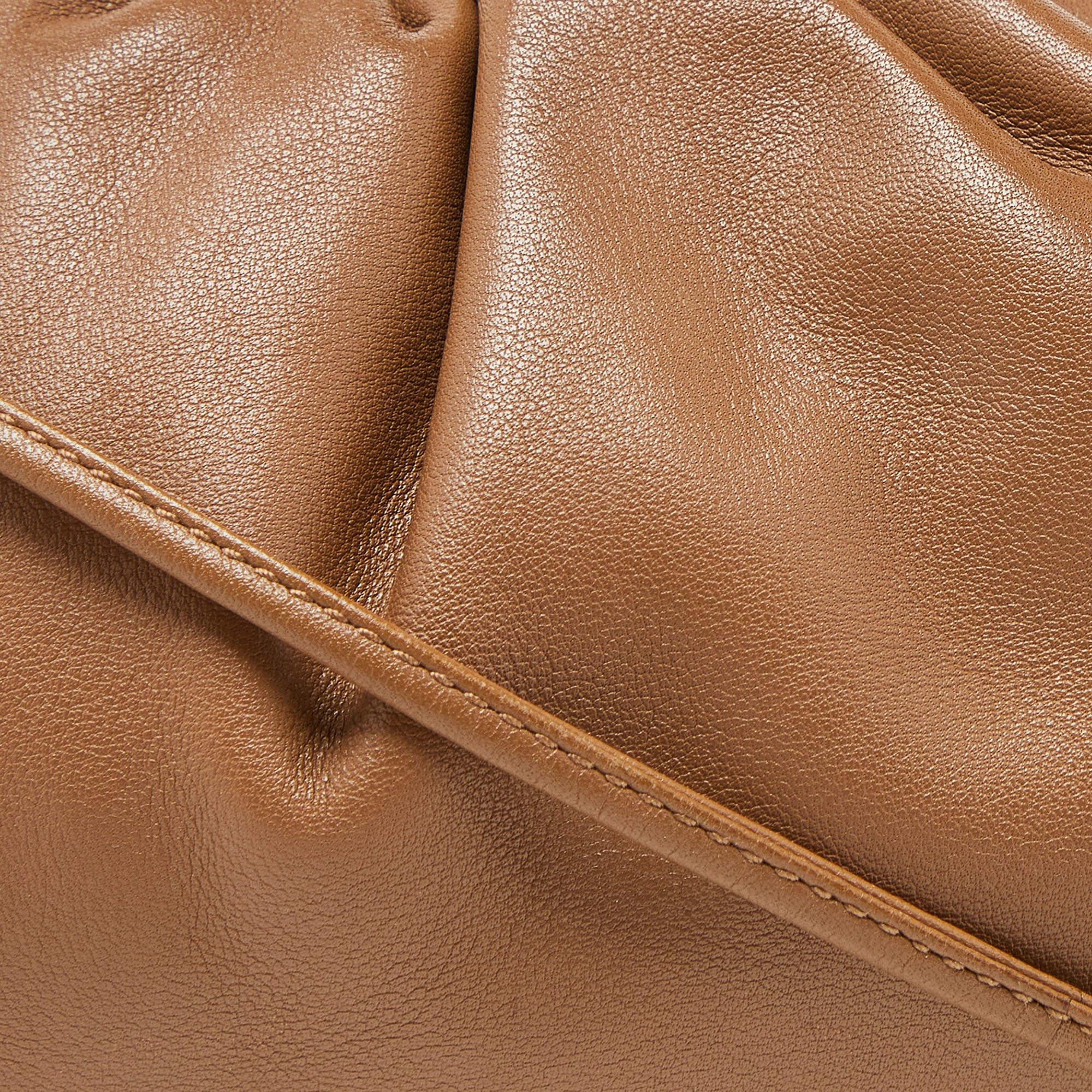 Bottega Veneta Brown Leather Mini The Pouch Bag 4