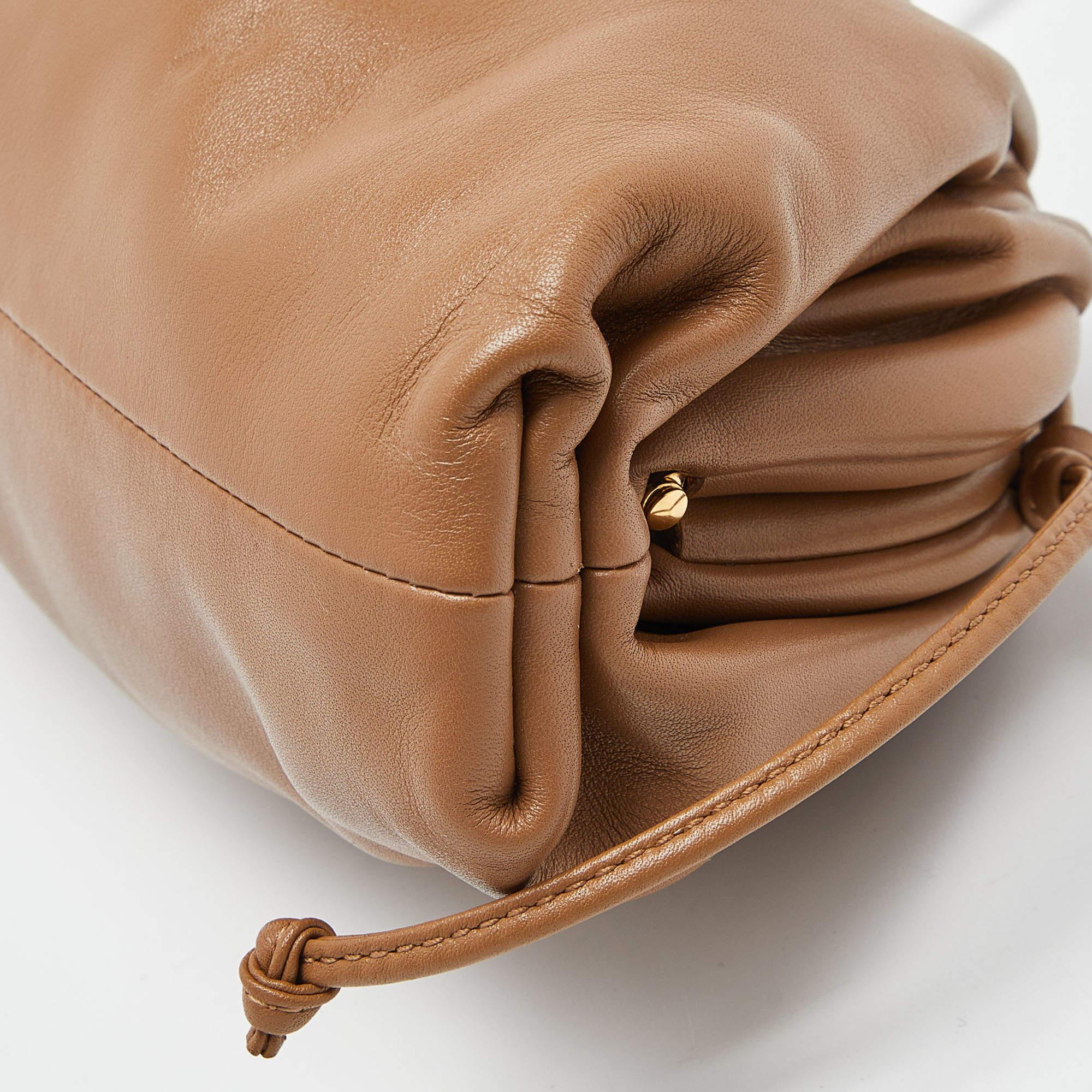 Bottega Veneta Brown Leather Mini The Pouch Bag 5