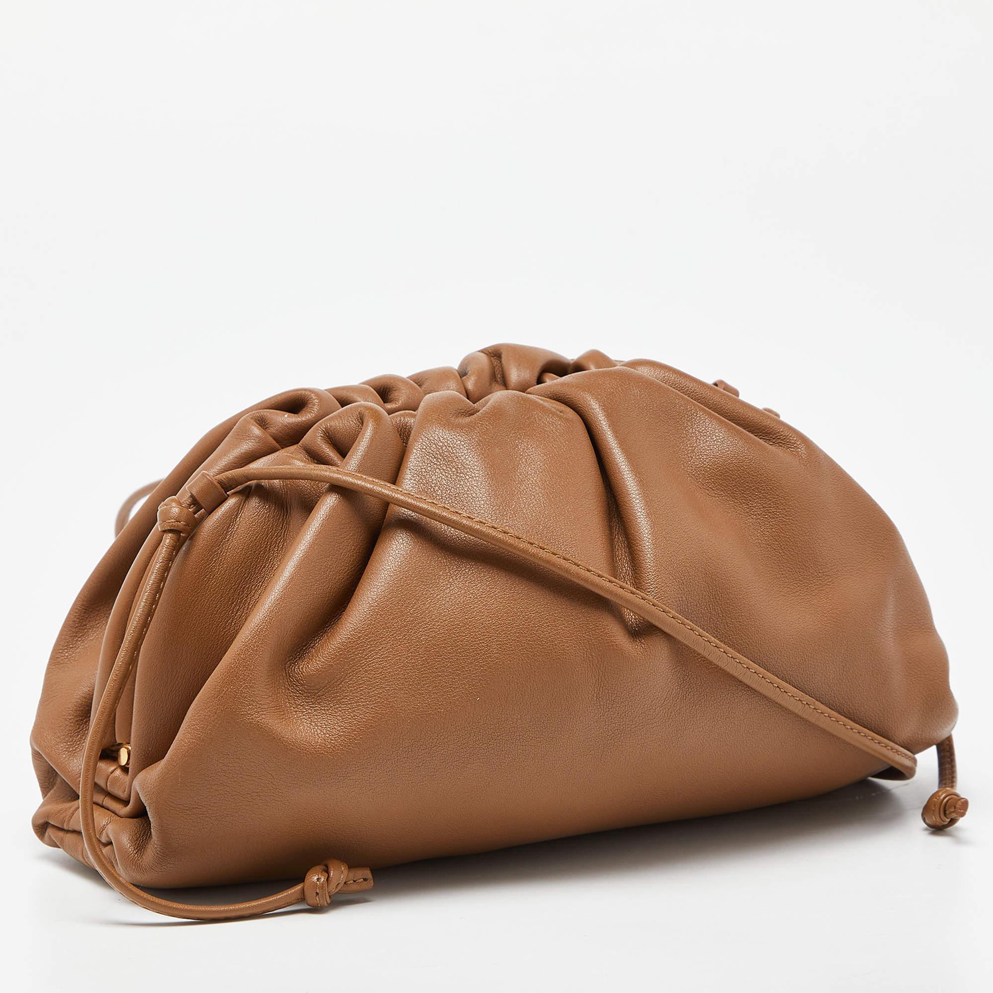 Bottega Veneta Brown Leather Mini The Pouch Bag 5