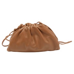 Bottega Veneta Brown Leather Mini The Pouch Bag