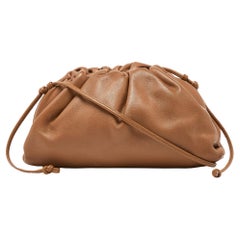 Bottega Veneta Brown Leather Mini The Pouch Bag