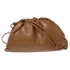 Bottega Veneta Brown Leather Mini The Pouch Shoulder Bag