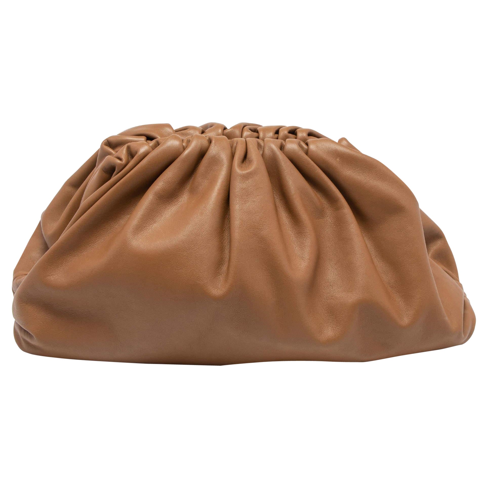 Bottega Veneta Brown Leather Teen Pouch Clutch