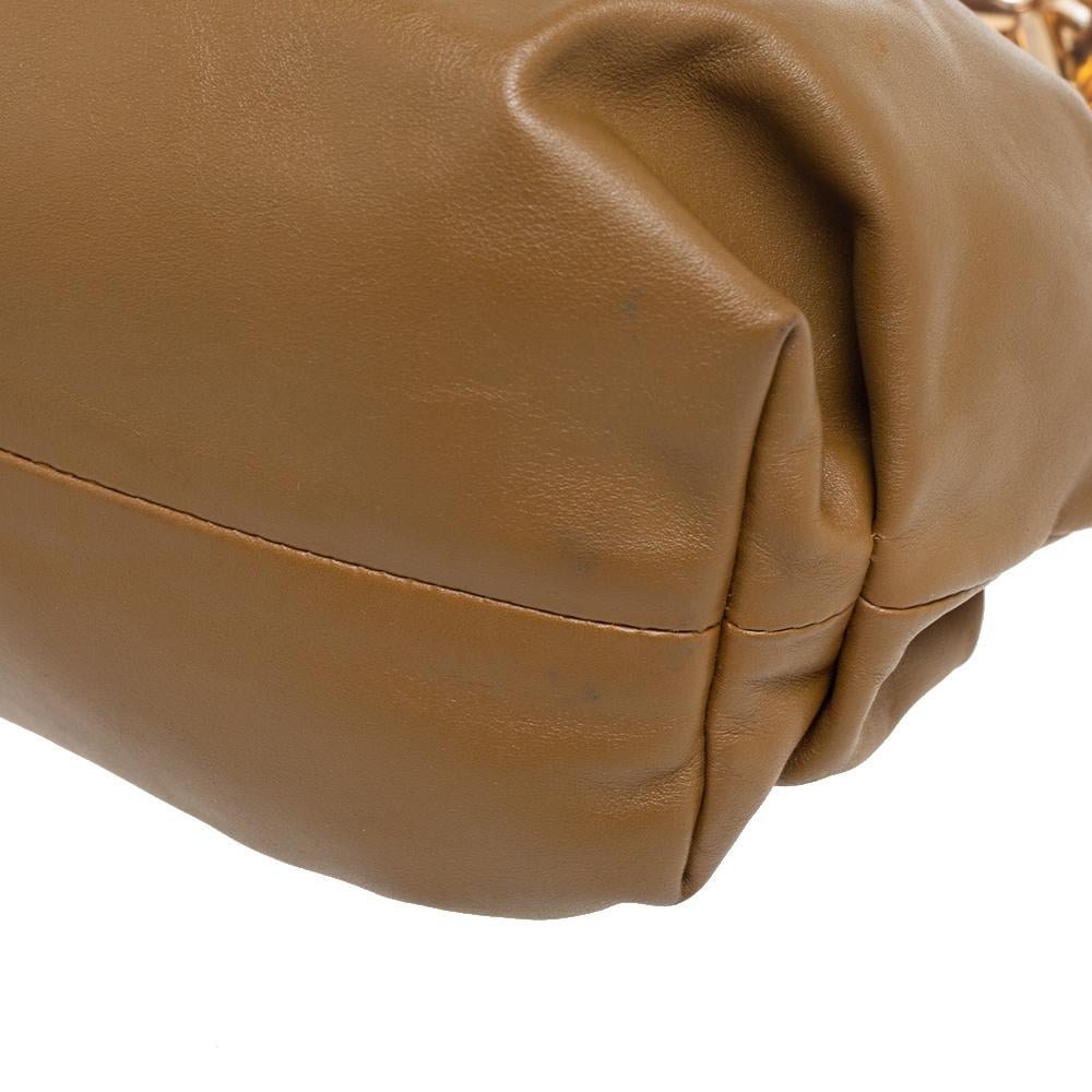Bottega Veneta Brown Leather The Chain Pouch Bag 4