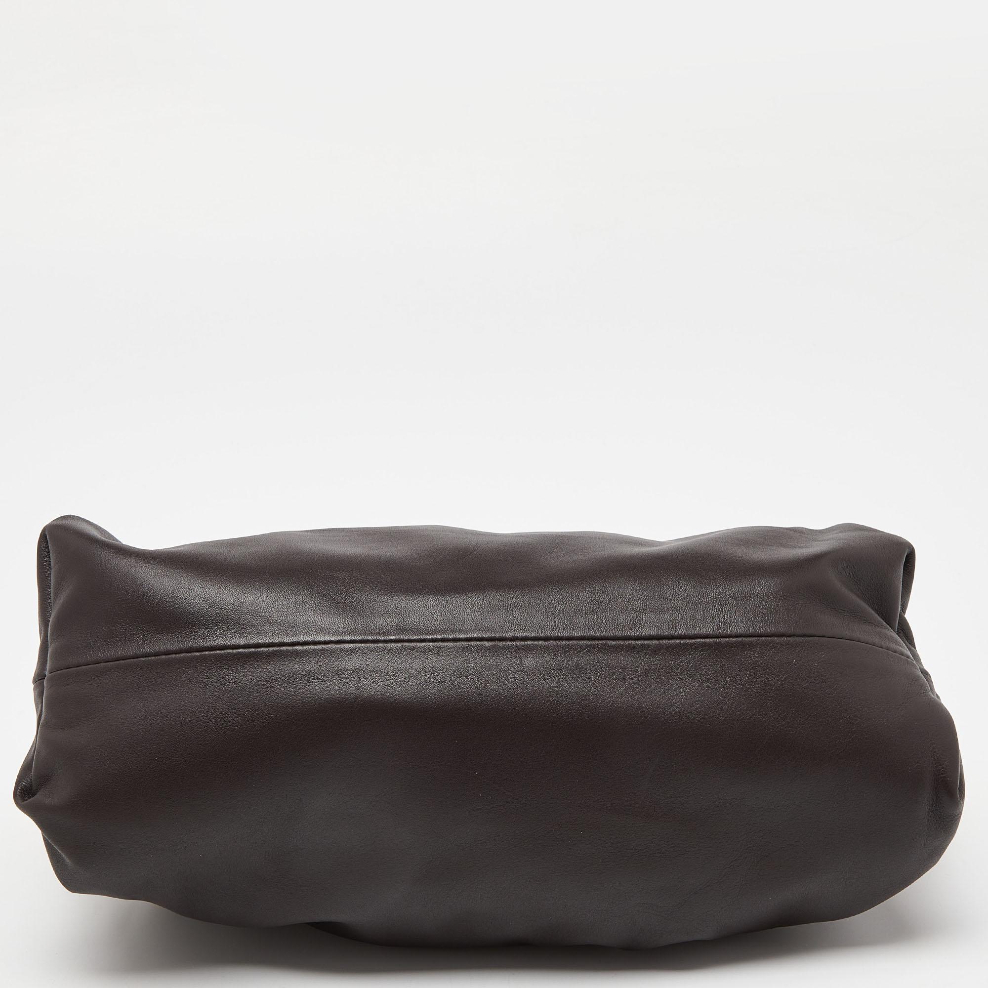 Bottega Veneta Brown Leather The Chain Pouch Bag 2