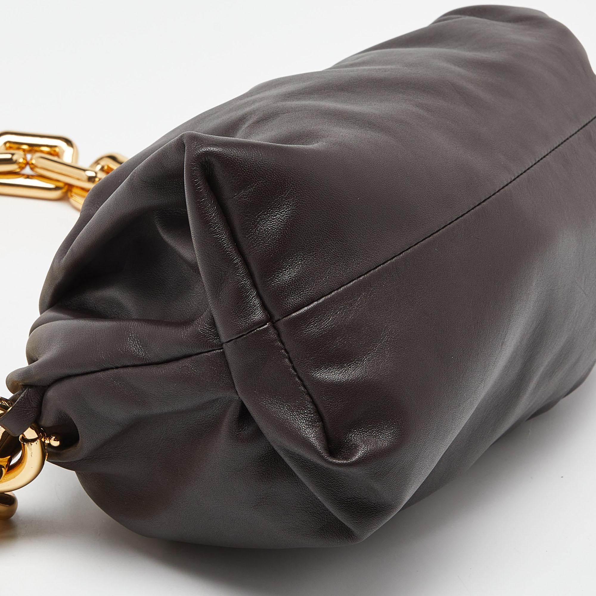 Bottega Veneta Brown Leather The Chain Pouch Bag 5