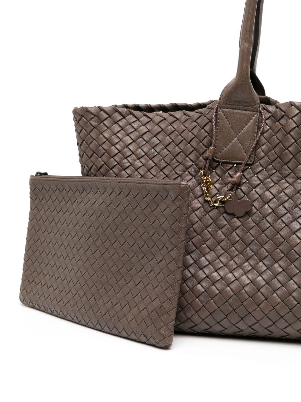 Women's or Men's Bottega Veneta Brown Medium Cabat Bag