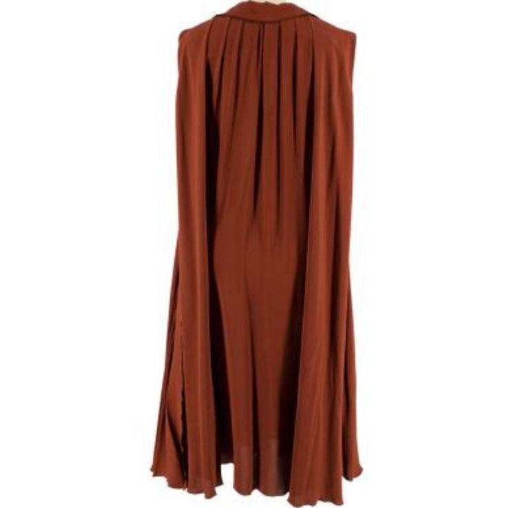 Bottega Veneta Cut Flare Pleated Wool Dress