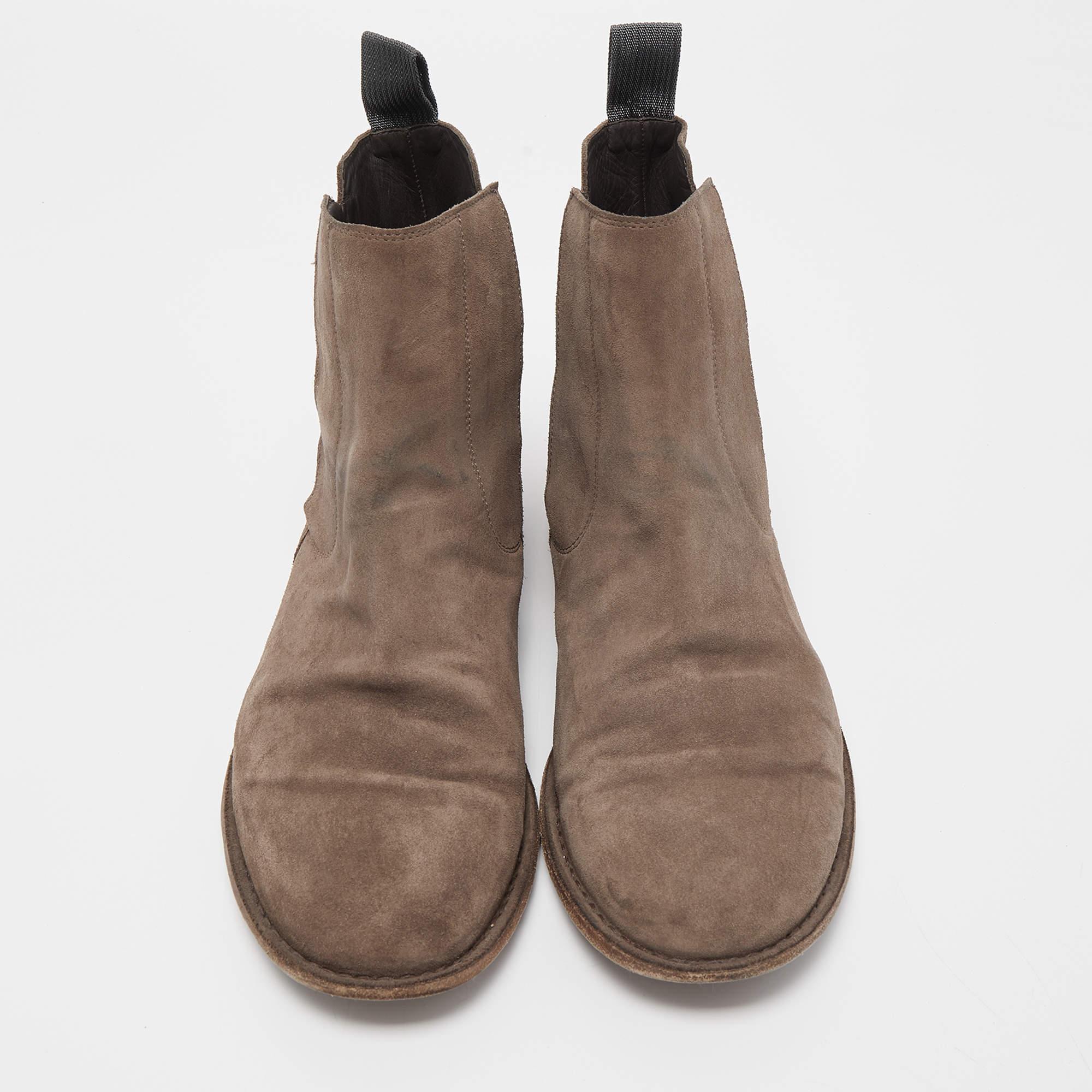 Marrone Bottega Veneta Stivaletto Voortrekking Jag in pelle scamosciata marrone misura 40 in vendita