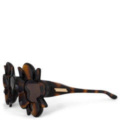 BOTTEGA VENETA brown tortoise 2025 PEGGY FLOWER Sunglasses BV1399S