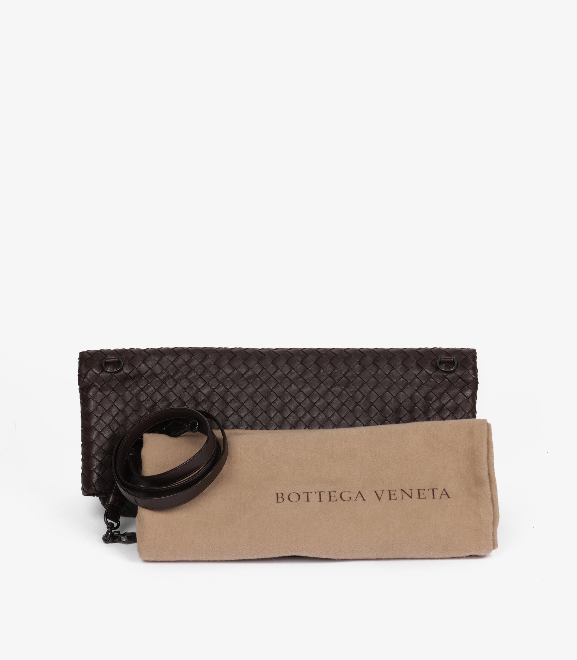 Bottega Veneta Tote Intrecciato in pelle di vitello intrecciata marrone in vendita 6