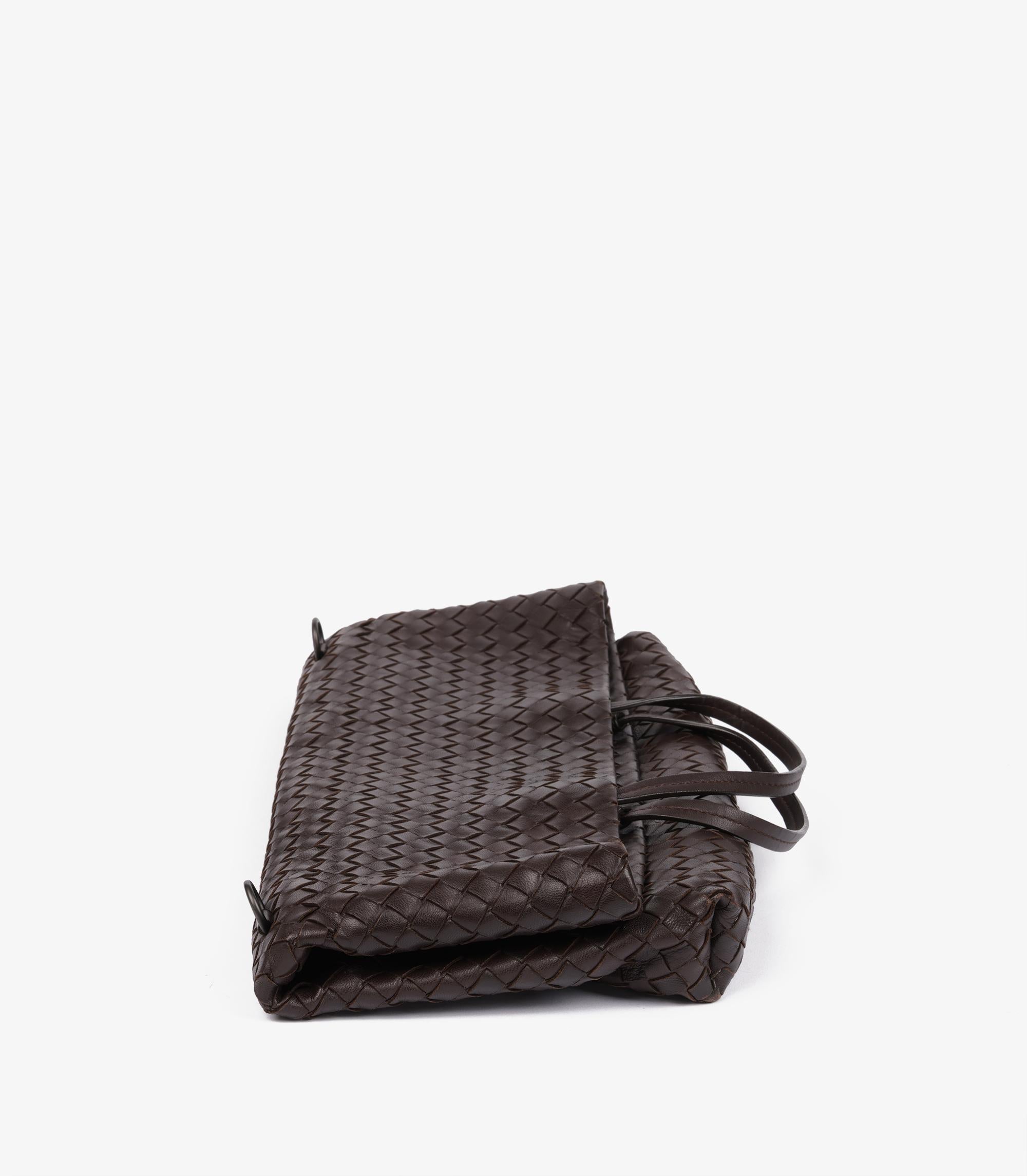 Bottega Veneta Tote Intrecciato in pelle di vitello intrecciata marrone In condizioni ottime in vendita a Bishop's Stortford, Hertfordshire
