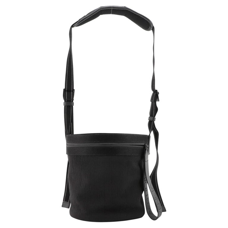 Bottega Bucket Bag Nylon with Mesh For Sale at 1stDibs
