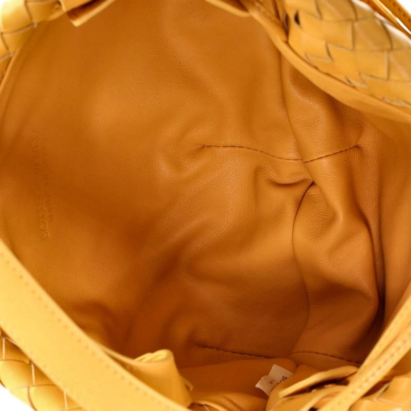 Orange  Bottega Veneta Bulb Shoulder Bag Intrecciato Nappa Small