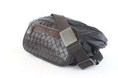 Bottega Veneta Bum Woven and Nylon Fanny Pack Belt Pouch 21mz1126 Cross Body Bag