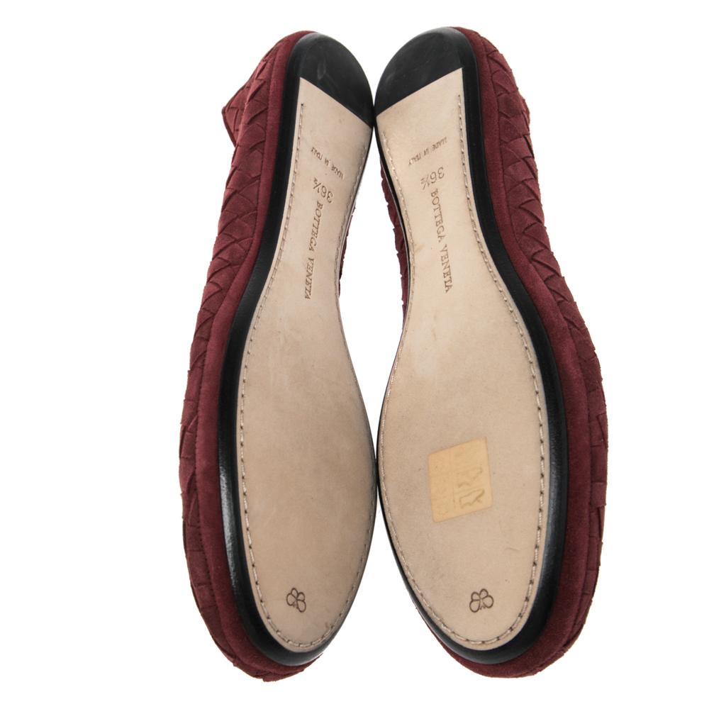 maroon ballet flats