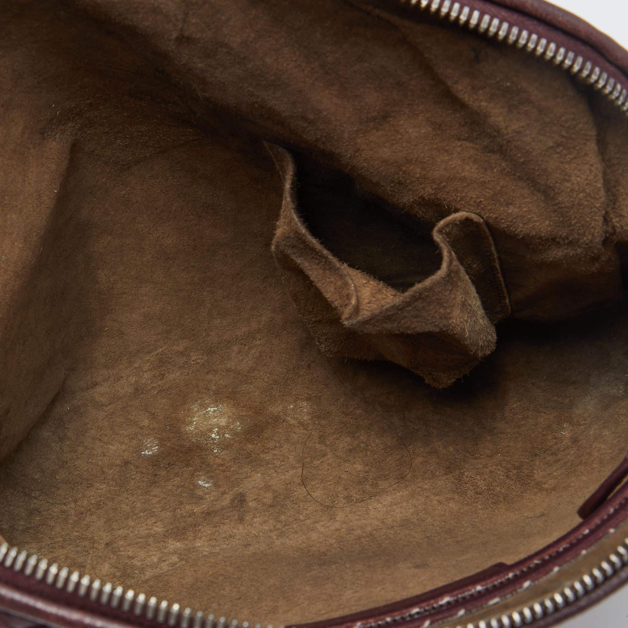 Bottega Veneta Burgundy Intrecciato Leather Nodini Shoulder Bag 10